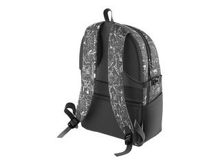 Рюкзак ErichKrause CityLine, чёрный / белый