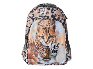School backpack with 2 compartments ErichKrause SchoolLine, Wild Cat, 19 L