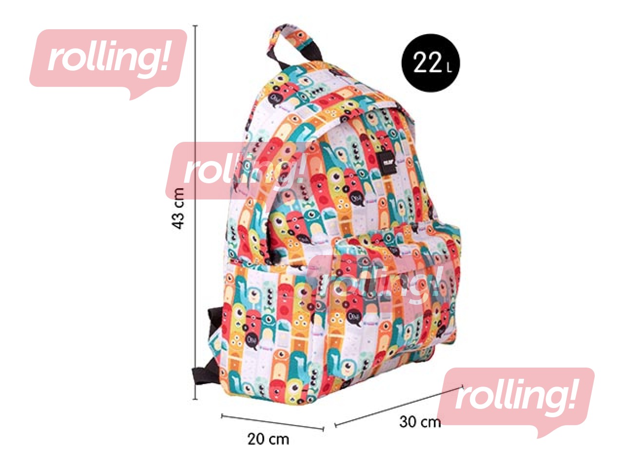 PROMO Seljakott Milan (22 L) Aliens