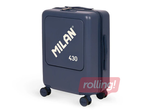 Carry-on suitcase Milan, blue, 55x40x23cm