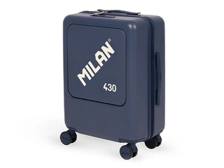 Carry-on suitcase Milan, blue, 55x40x23cm