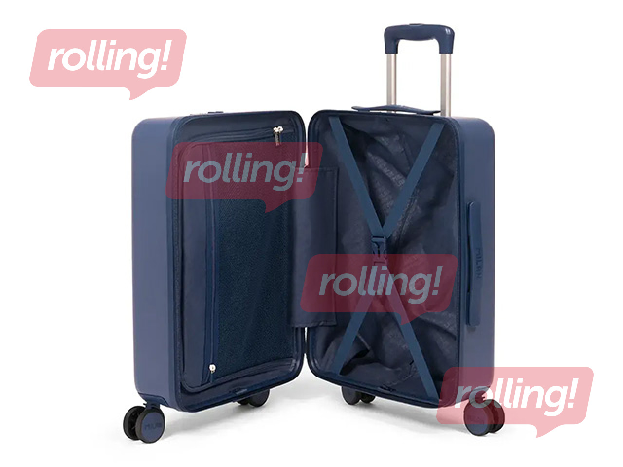 Carry-on suitcase Milan, blue, 55x40x23cm
