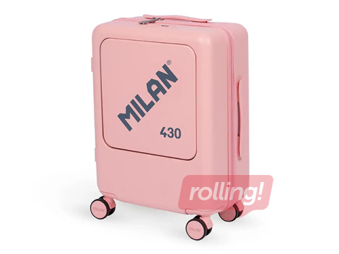 Käsipagasi kohver Milan, roosa, 55x40x23cm