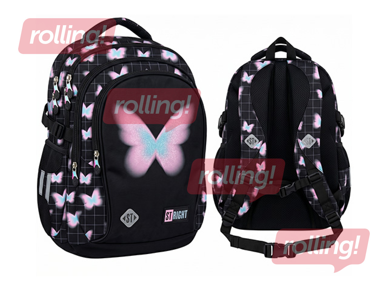 Backpack Pastel Butterfly BP1, 23 L
