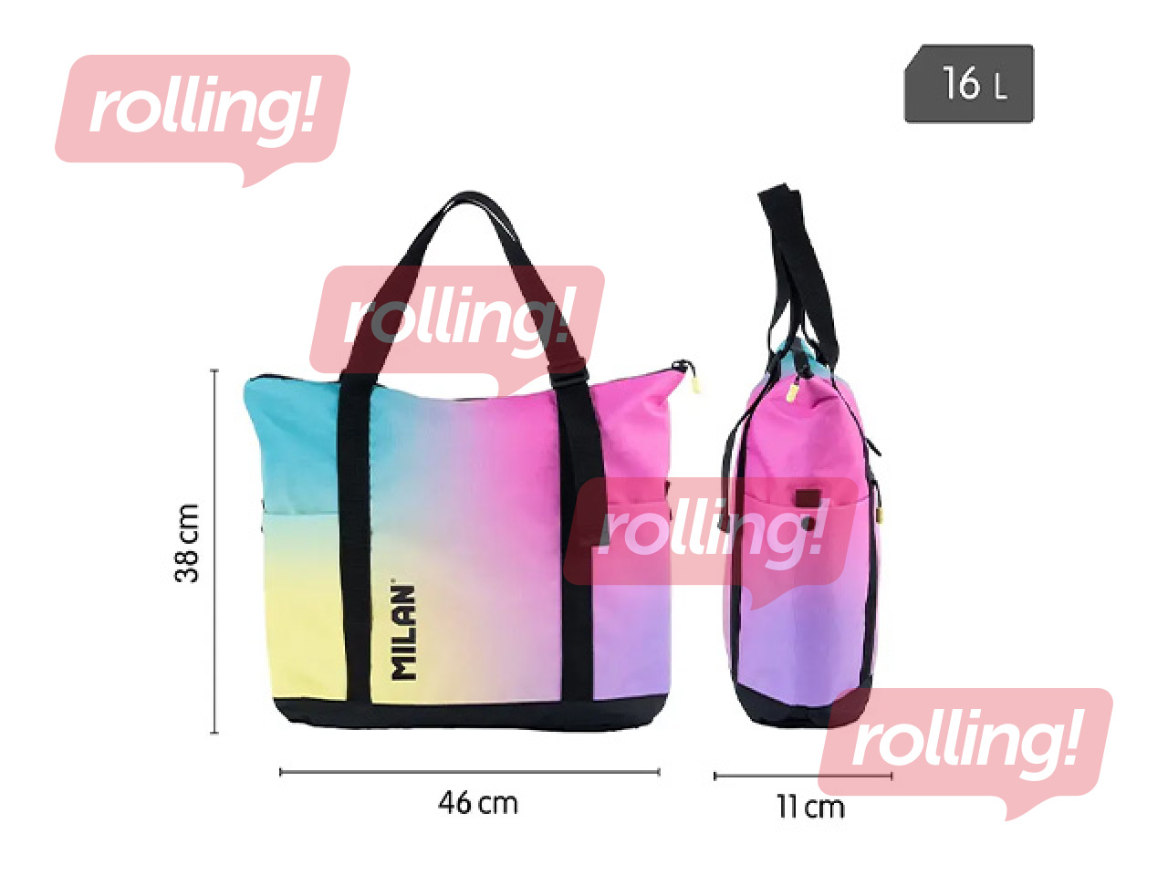Shopper handbag Milan, Sunset