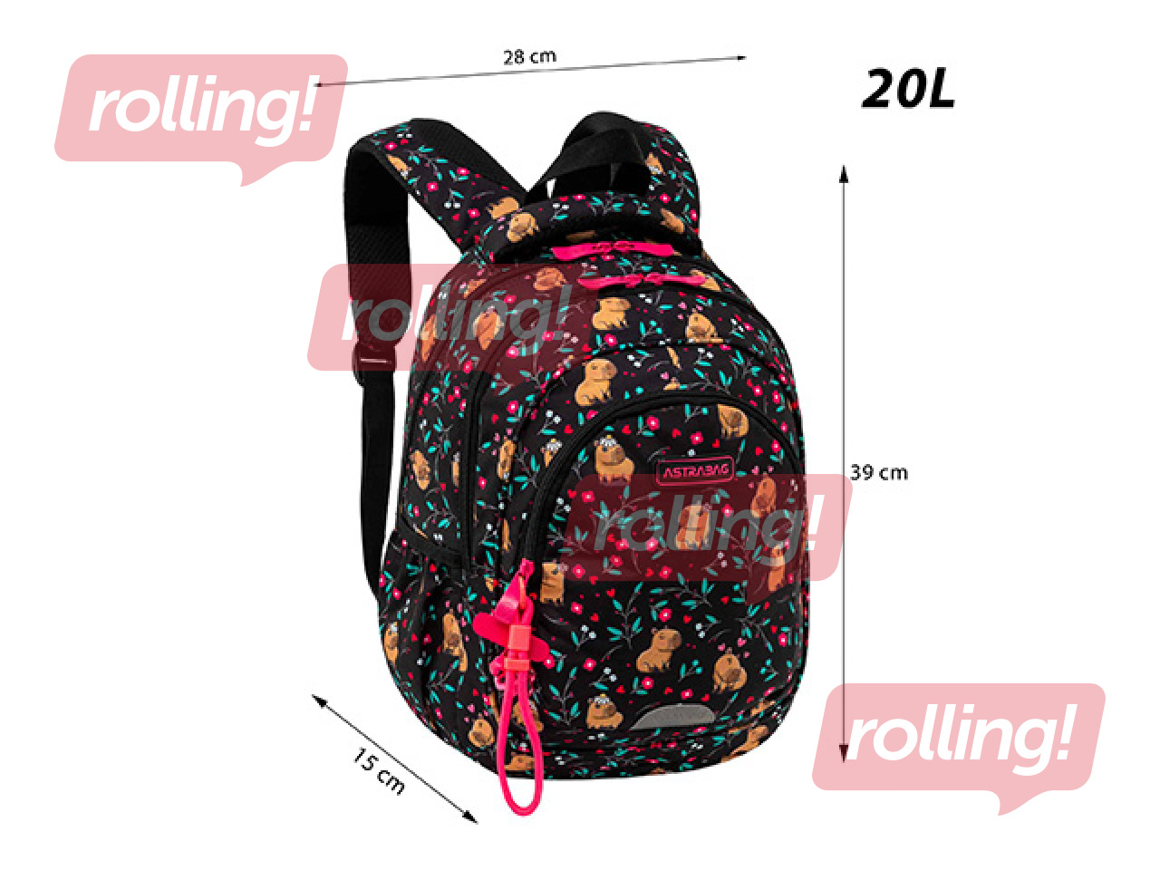 Рюкзак Astrabag Flowercapy, 20л