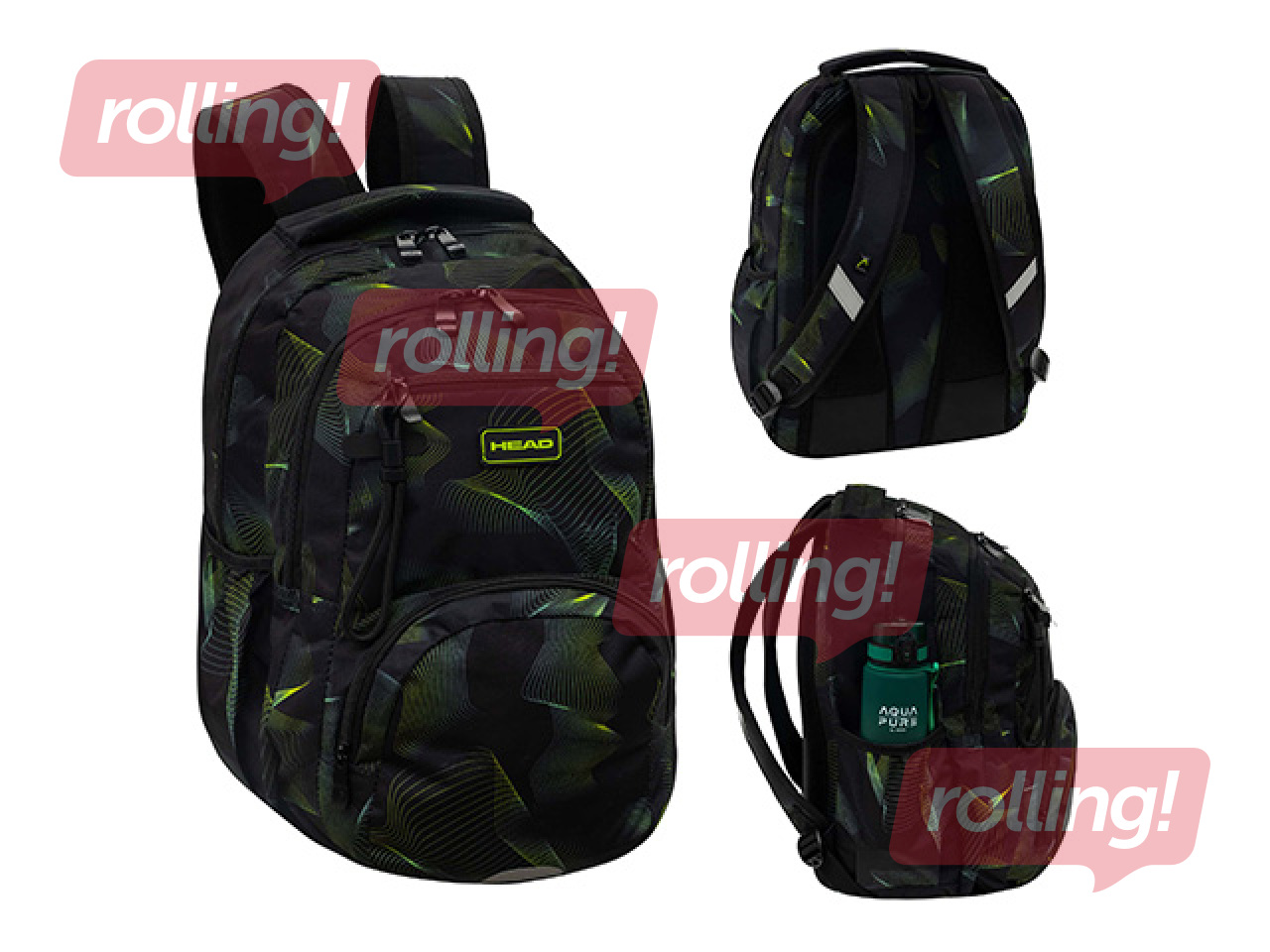 Backpack Head Green Wave, 25 L