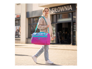 Spordikott Astra, Hexagon Mint Ombre