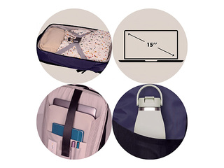 Seljakott Oxford Identity Executive, 18L, sinine