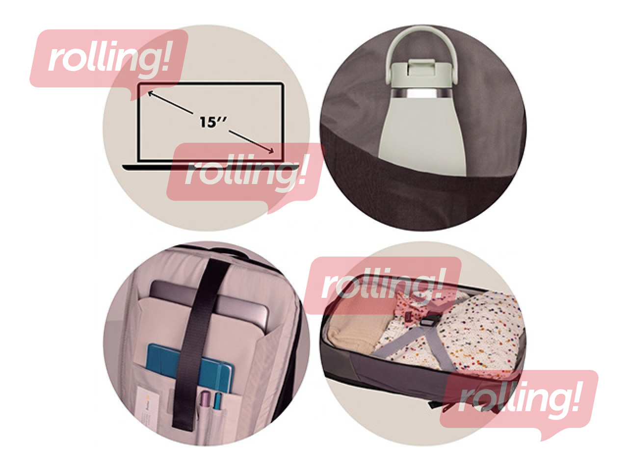Seljakott Oxford Identity Executive, 18L, pruun