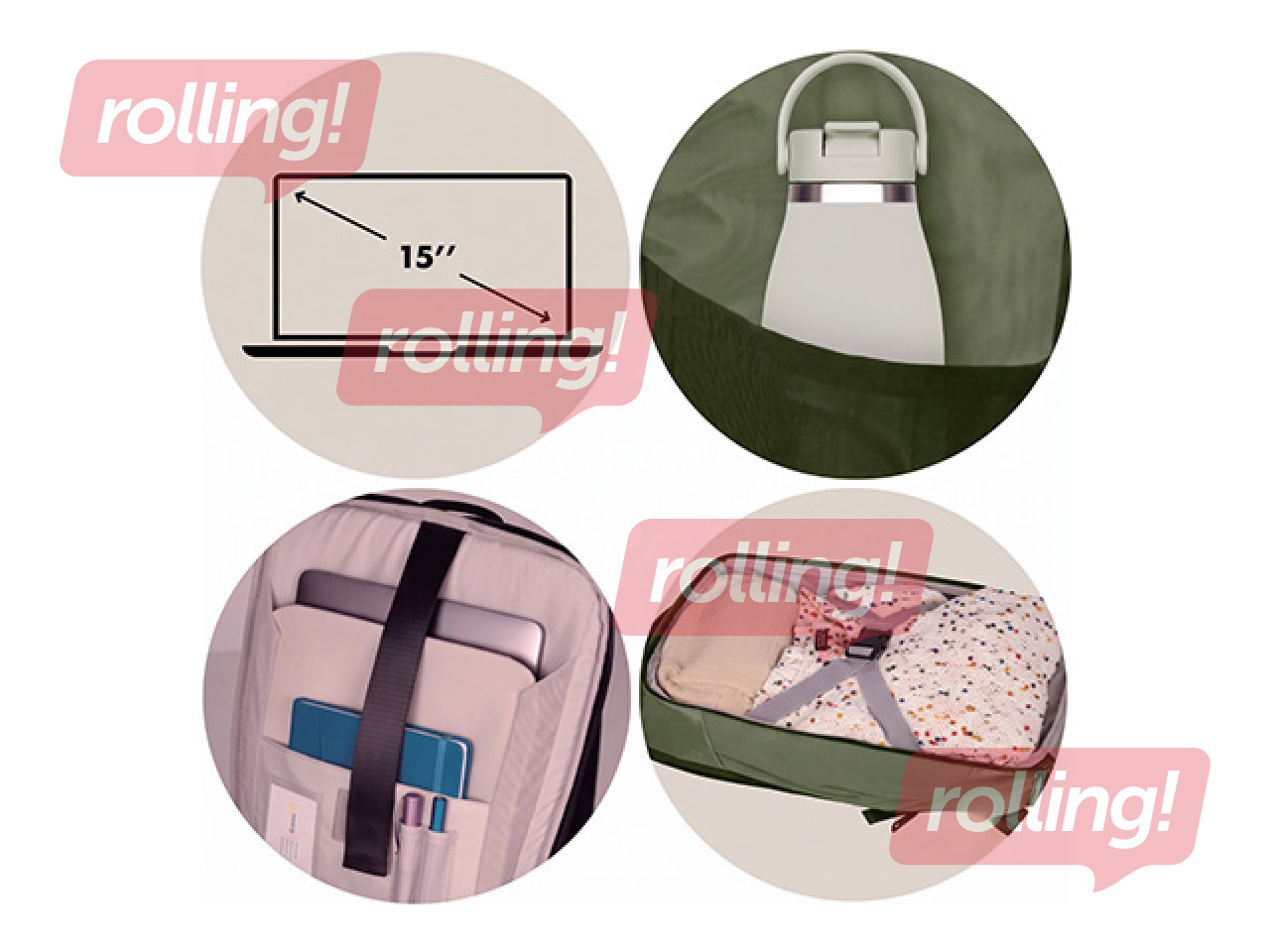 Seljakott Oxford Identity Executive, 18L, roheline