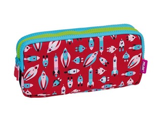 Pencil case Milan Super Heroes Space, red