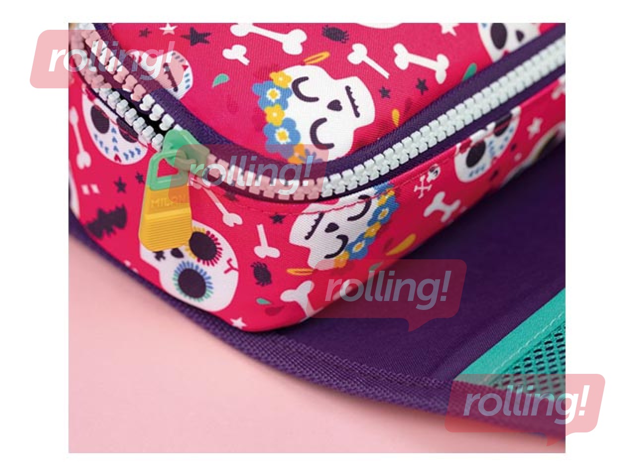 SALE 5 taskuga pinal Milan Bats & Bites, roosa