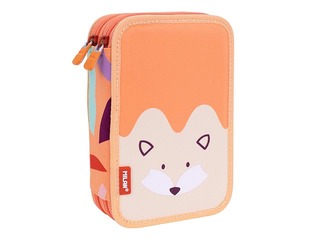 Kaheosaline täidetud pinal Milan Fun Animals, oranž
