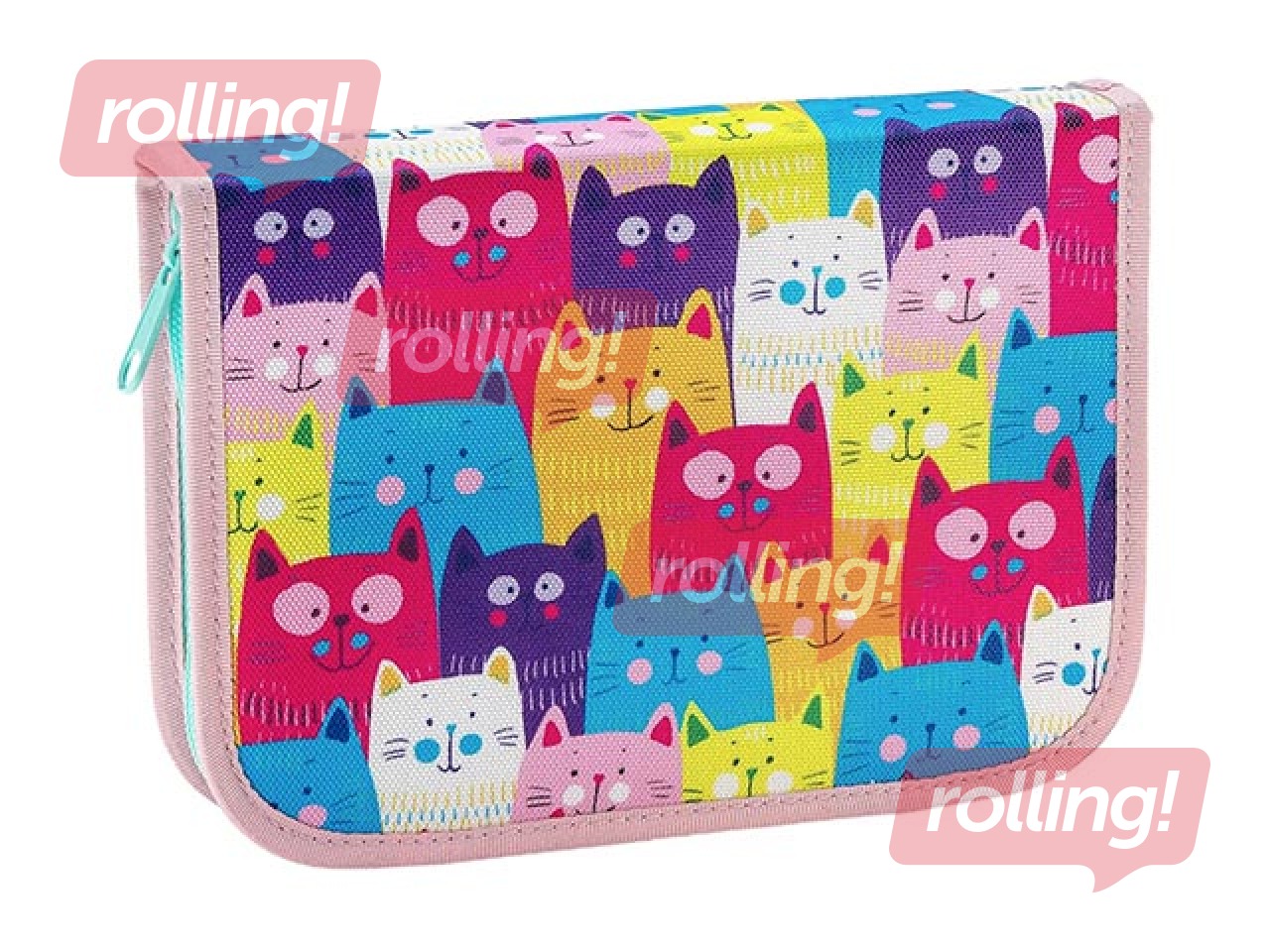 Pencil case with flaps Kittens