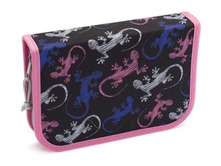 Pencil case with flaps Lizzard