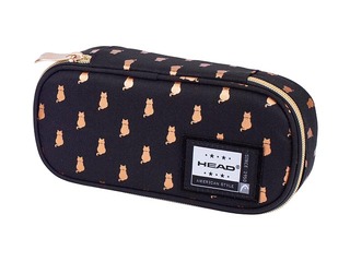 Pencil case Astra Head Golden Effect Golden Kitty