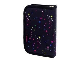 Pencil case with flaps Astra, Head, Golden Effect Rainbow Kitty
