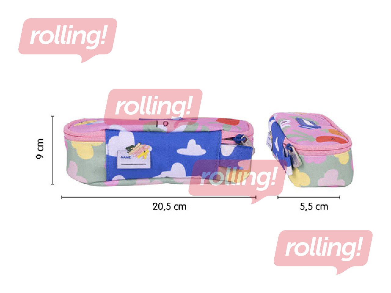 Pencil Case Milan, Green&Grow