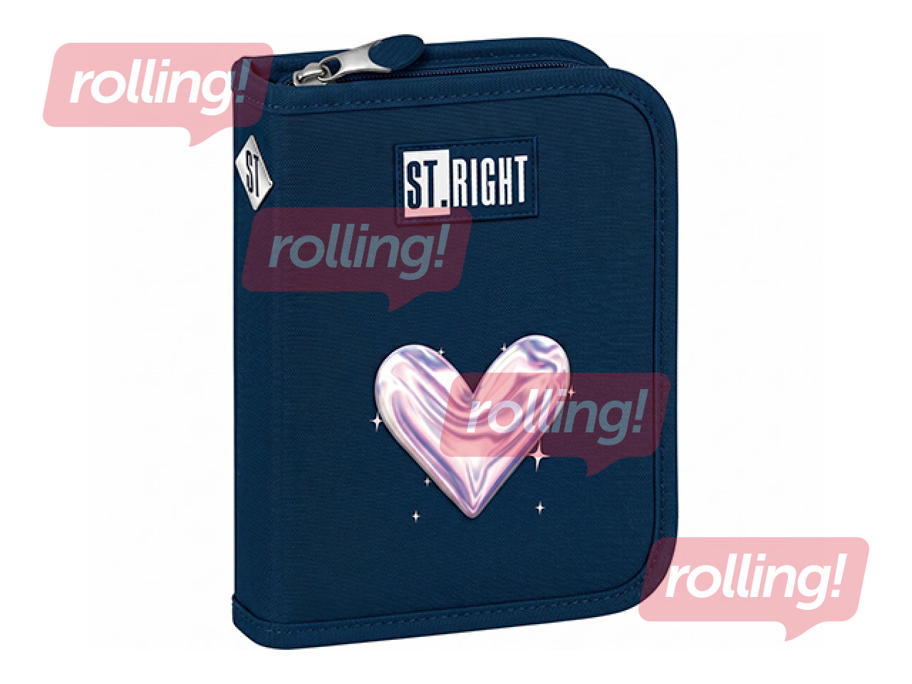 Pencil case with flaps St.Right Moonlight Heart