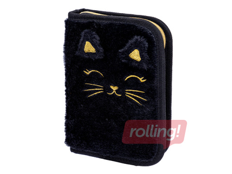Pinal Astra Fluffy Kitty Black, klapi ja tarvikutega