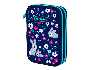 Pencil case Astra, Baby Bunny, 2-compartment, with accessories
