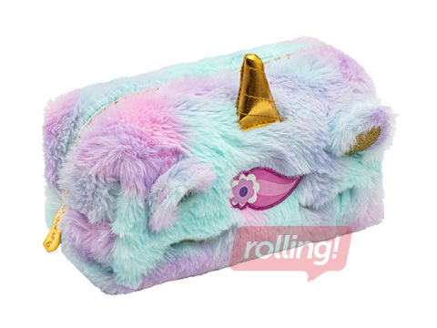 Pencil case Astra, Fluffy Unicorn Ombre