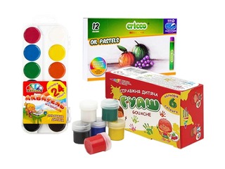 School supplies set 1-4. class (25 units)