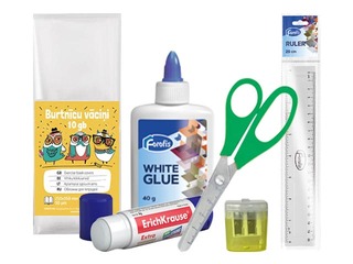 School supplies set 1-4. class (25 units)