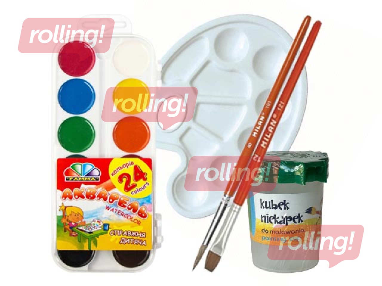 Koolitarvikute komplekt koolieelikule (16 toodet)