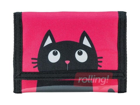 SALE Laste rahakott,12,6 x 8 cm, Crazy Kitten