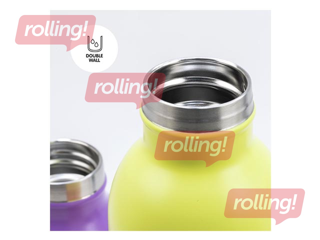 Roostevabast terasest isotermiline pudel Milan Sunset, 354ml, türkiissinine- lilla