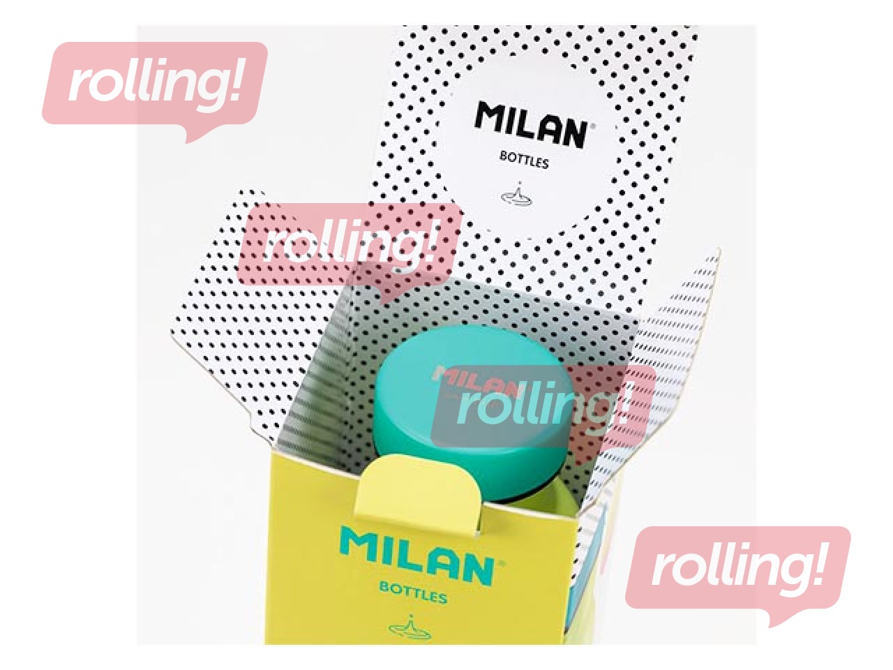 Бутылка для воды Milan Sunset, 591 мл, нержавеющая сталь, желто- розовая