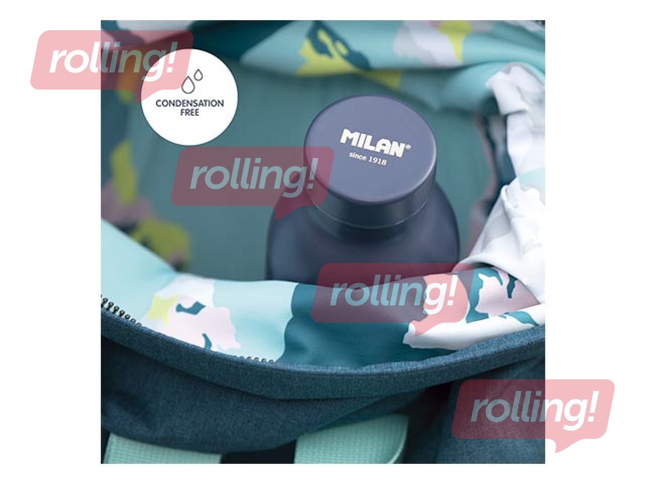 Roostevabast terasest isotermiline pudel Milan 591ml, tumesinine