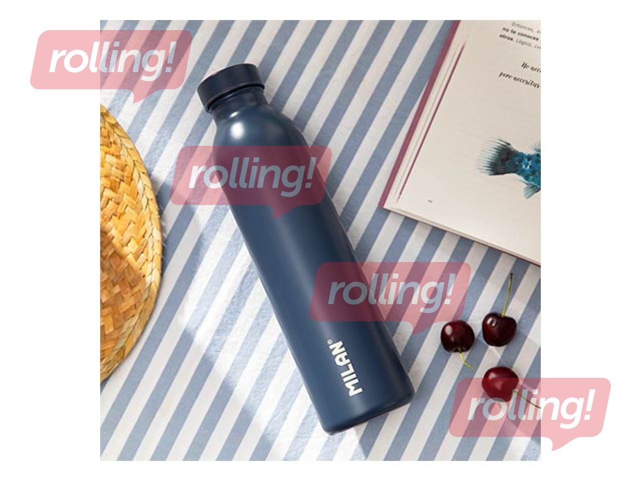 Roostevabast terasest isotermiline pudel Milan 591ml, tumesinine