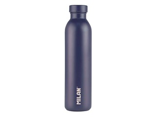 Stainless steel isothermal bottle Milan 591ml, navy blue