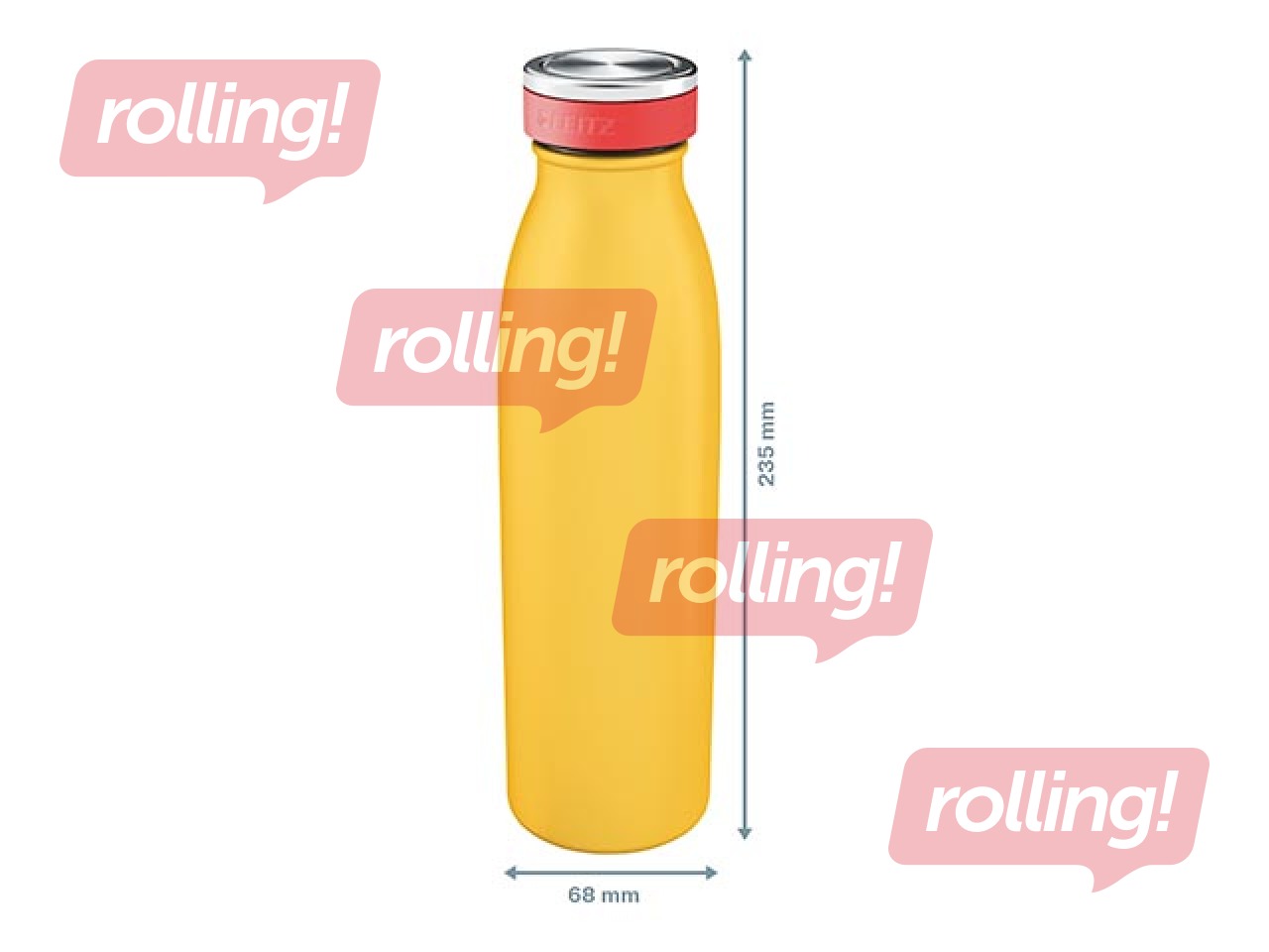 SALE Veepudel Leitz Cosy, kollane, 500ml