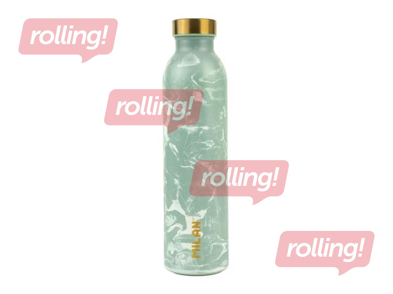 Veepudel Milan, Lava, roostevaba teras, roheline, 591ml