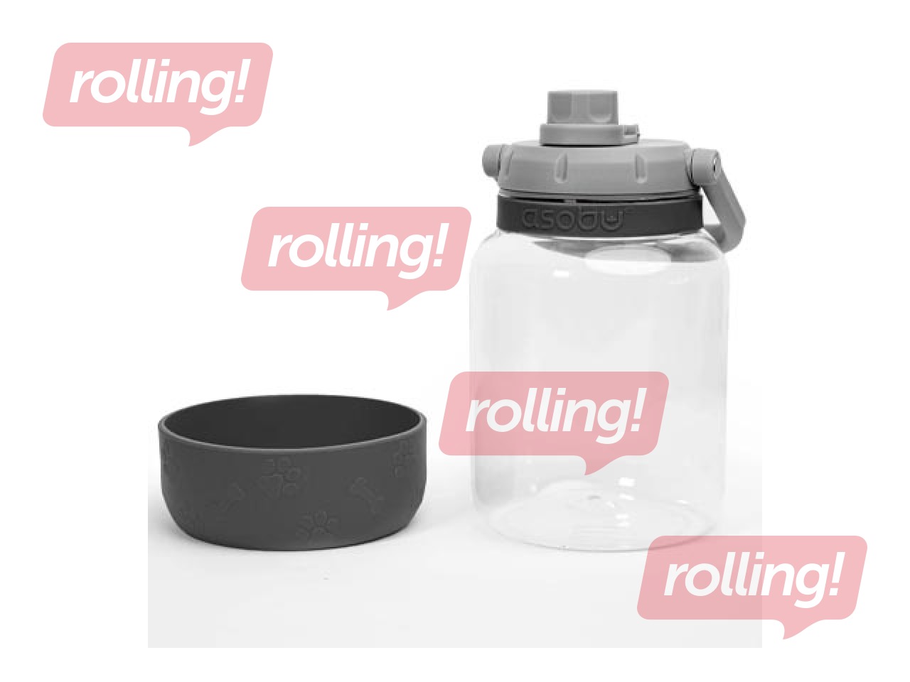 Koerte veepudel Asobu Barkley, TWB21, hall, 1l