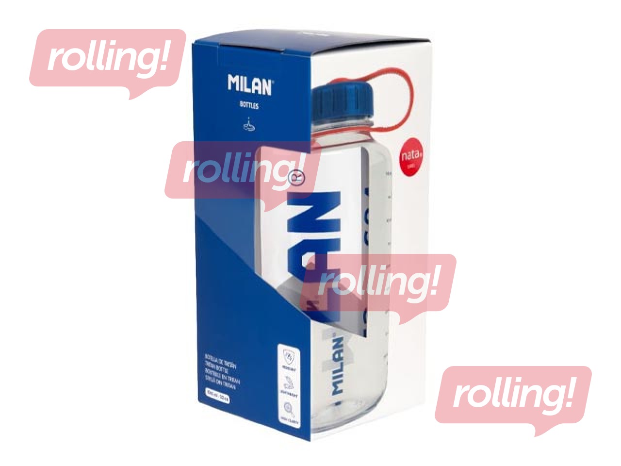 Veepudel Milan, Tritan, läbipaistev, 1l