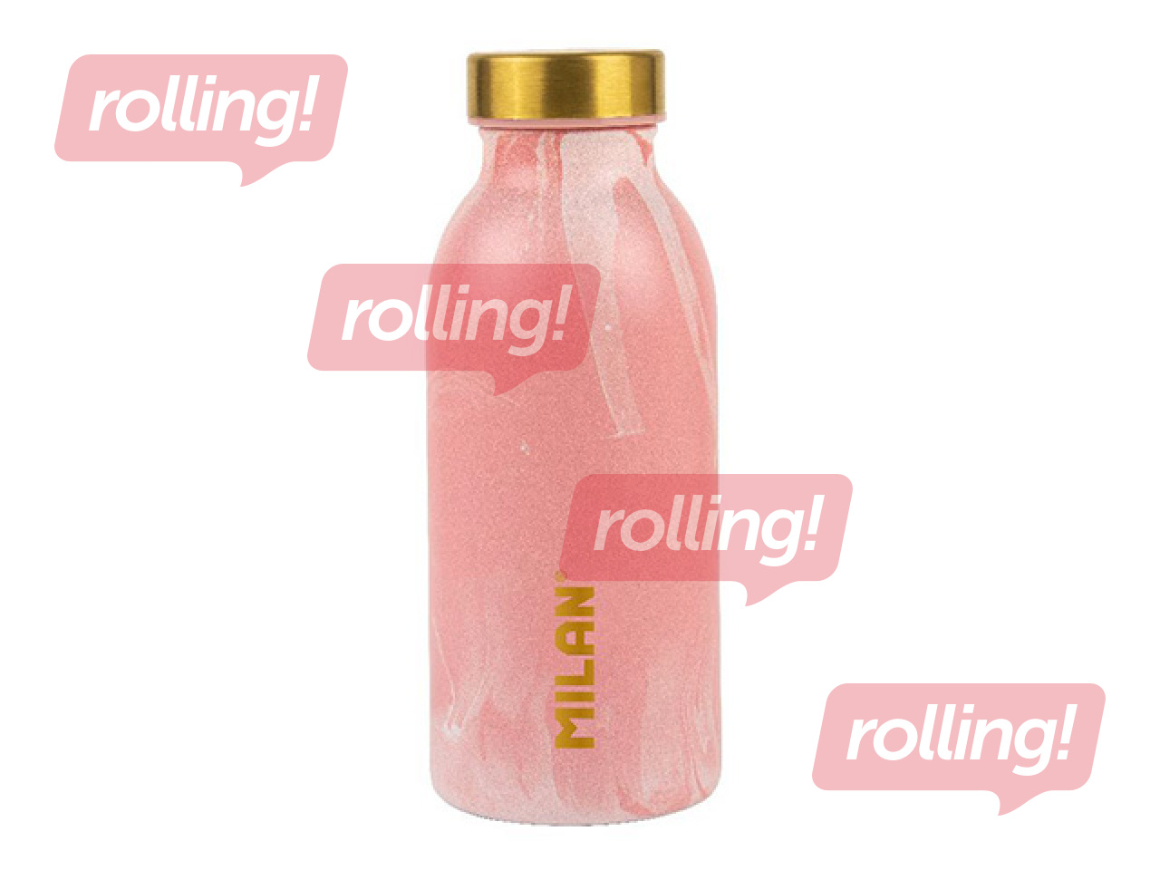 Veepudel Milan, Lava, roostevabast terasest, roosa, 350ml