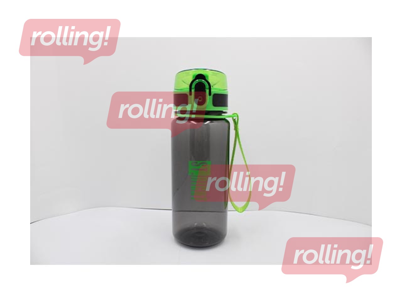 Ūdens pudele St.Right, Black&Green, 500ml