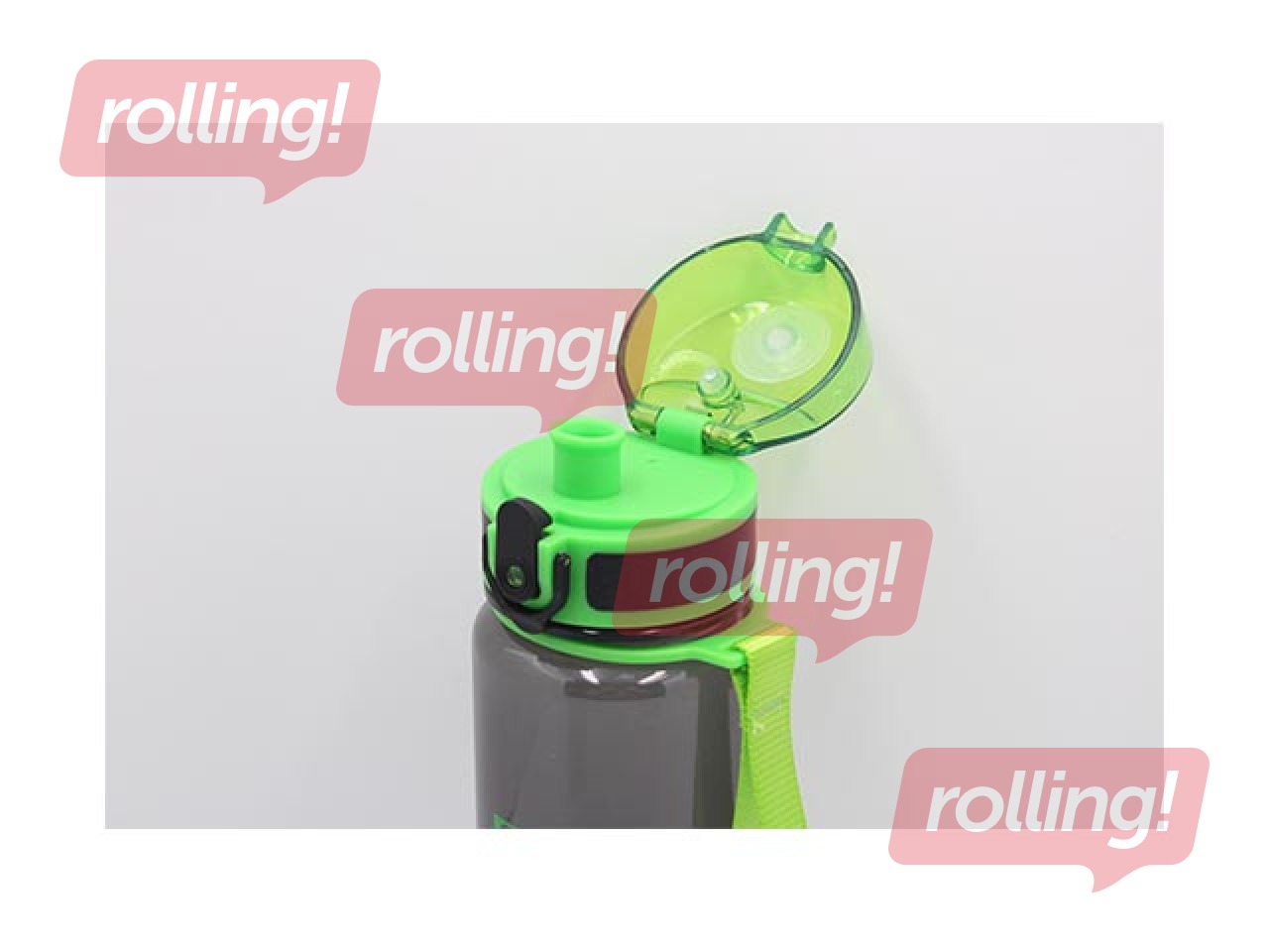 Watter bottle St.Right, Black&Green, 500ml