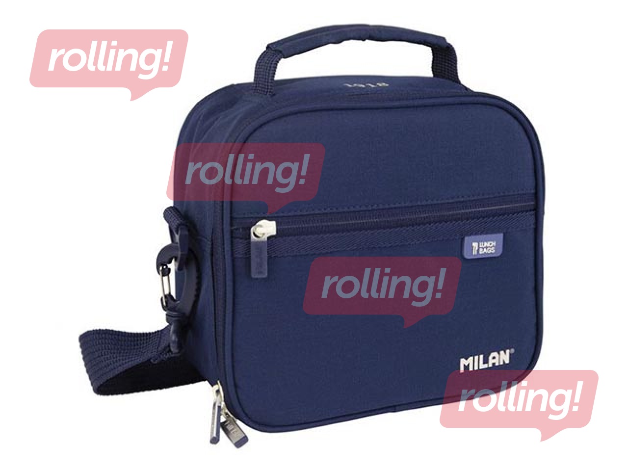 Isotermiline toidukott Milan 1918, 3,5 l, 3 söögikarbiga, tumesinine