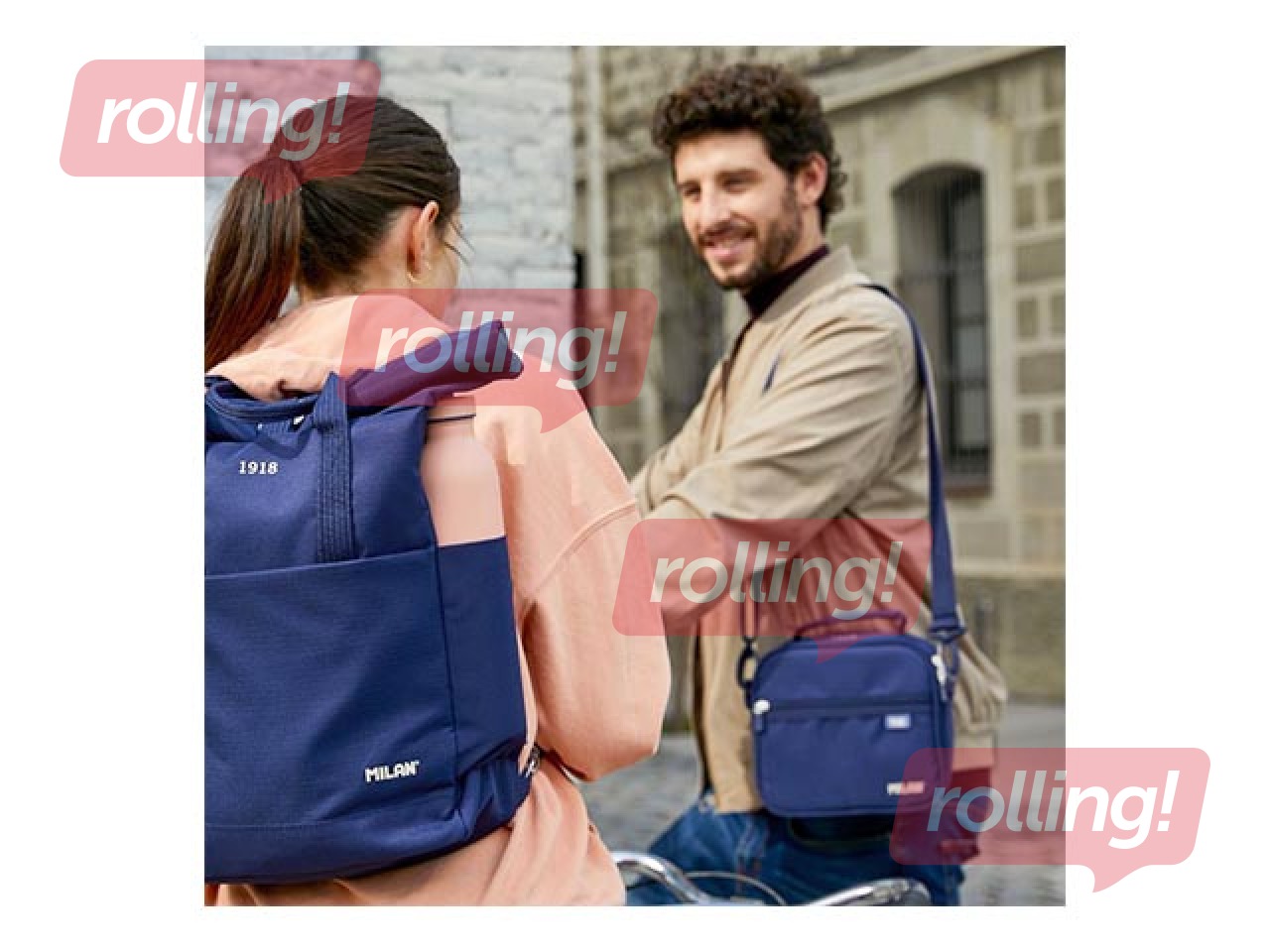 Isotermiline toidukott Milan 1918, 3,5 l, 3 söögikarbiga, tumesinine