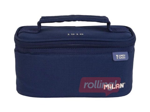 SALE Väike isotermiline toidukott Milan 1918, 1 söögikarbiga, 1,5 l, must