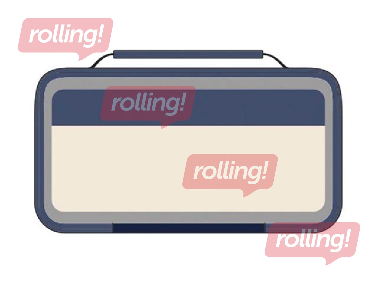 SALE Väike isotermiline toidukott Milan 1918, 1 söögikarbiga, 1,5 l, must