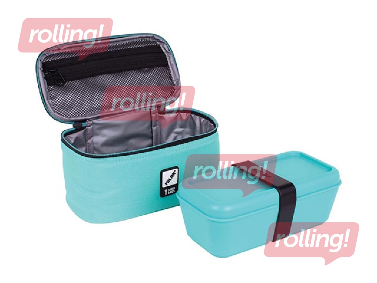 Izotermiska soma Milan Sunset ar pusdienu kastīti, 1.5l, zaļa