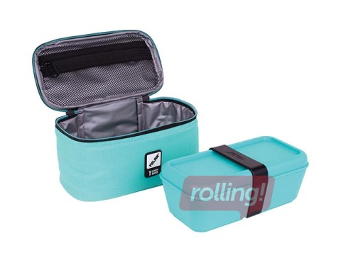 SALE Väike isotermiline toidukott Milan Sunset 1 söögikarbiga, 1,5 l, roheline