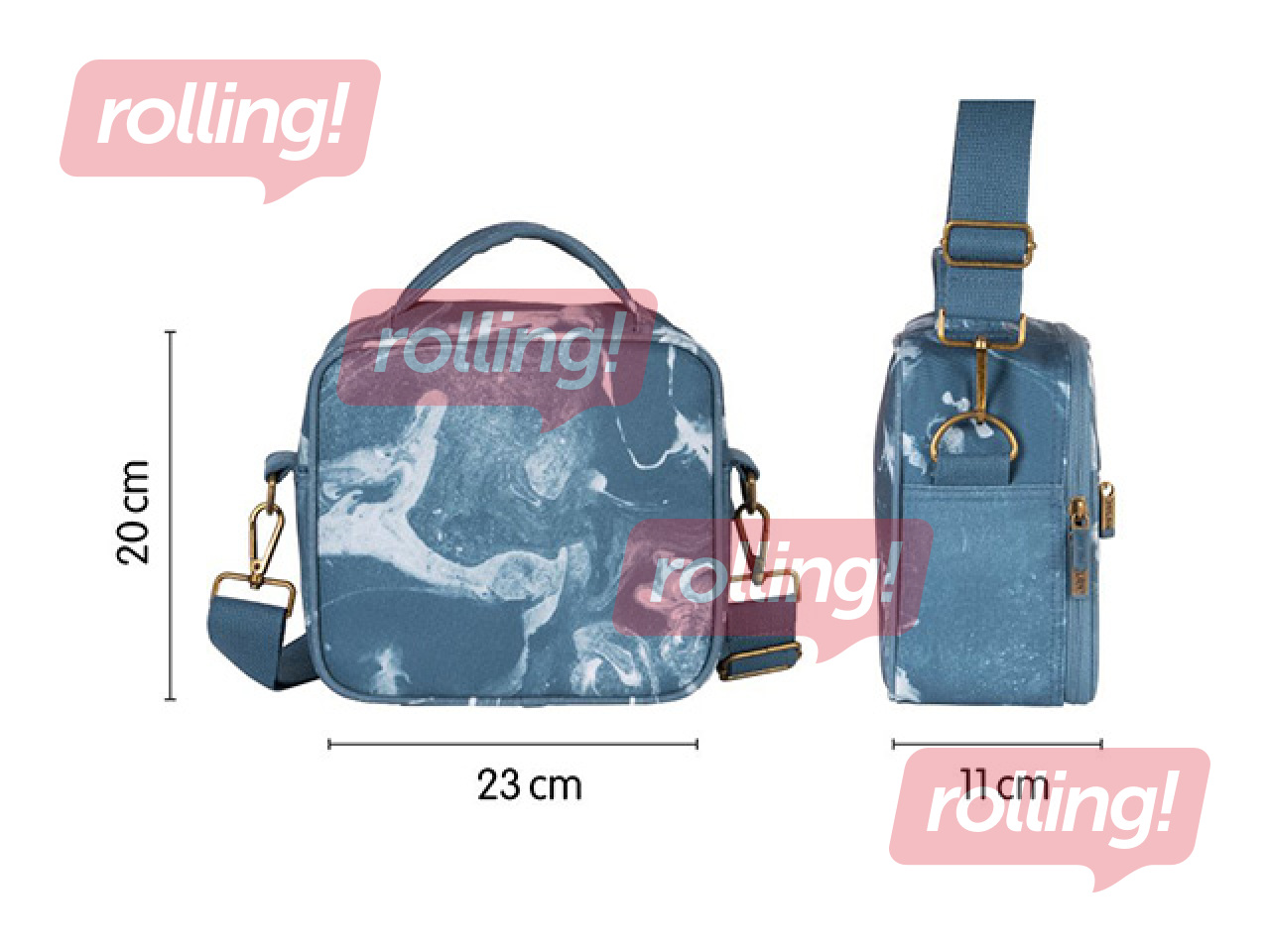 Isotermiline kott 3 lõunakarbiga Milan Lava, 3,5 l, sinine